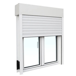 Ventana oscilobatiente con persiana pro