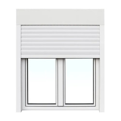 Ventana oscilobatiente con persiana pro