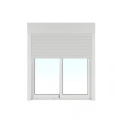 Ventana corredera con persiana