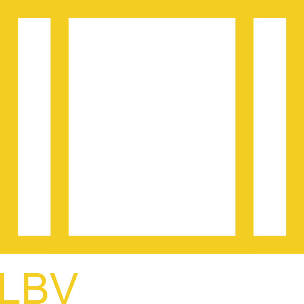 Logotipo en amarillo (solo icono) de La Buena Ventana